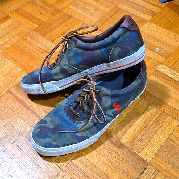 Men's Polo by Ralph Lauren Canvas Camo Sneakers in size 10 - Picture 2 of 4